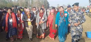 पुनर्वासमा बाह्रौं  राष्ट्रपति रनिङ्ग शिल्ड प्रतियोगिताको मन्त्री भट्टद्वारा उद्घाटन