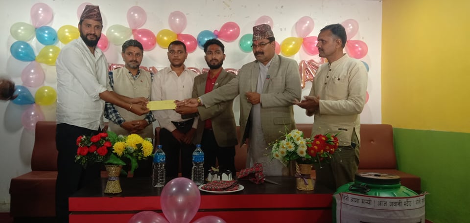 जन्मदिनको अवसरमा बोलन्या थलीलाई सहयोग