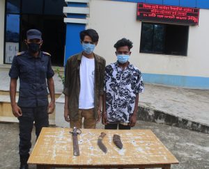 ‘ग्याङ’ फाइटमा संग्लग्न धनगढी दुई जना  प्रहरीद्वारा पक्राउ