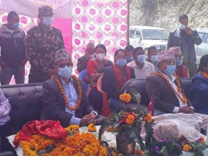 बुडर जोरायल हुँदै गड्सेरा जोड्ने कालोपत्रे सडक शिलान्यास