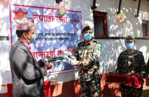 डडेल्धुरामा नेपाली सेनाले कोतघर निर्माण गर्यो