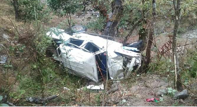 डोटीमा जिप दुर्घटना हुदा ४जनाको ज्यान गयो