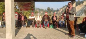 पर्साको ठोरी मा क्रिश्चियन समाज द्वारा शुभकामना आदानप्रदान कार्यक्रम  सम्पन्न