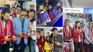 प्रदीप खड्काले चितवनमा उद्घाटन गरे १८ डी सिनेमा