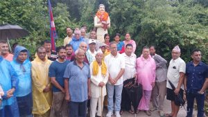 गेटामा शहीद भीमदत्त पन्तको शालिक अनावरण